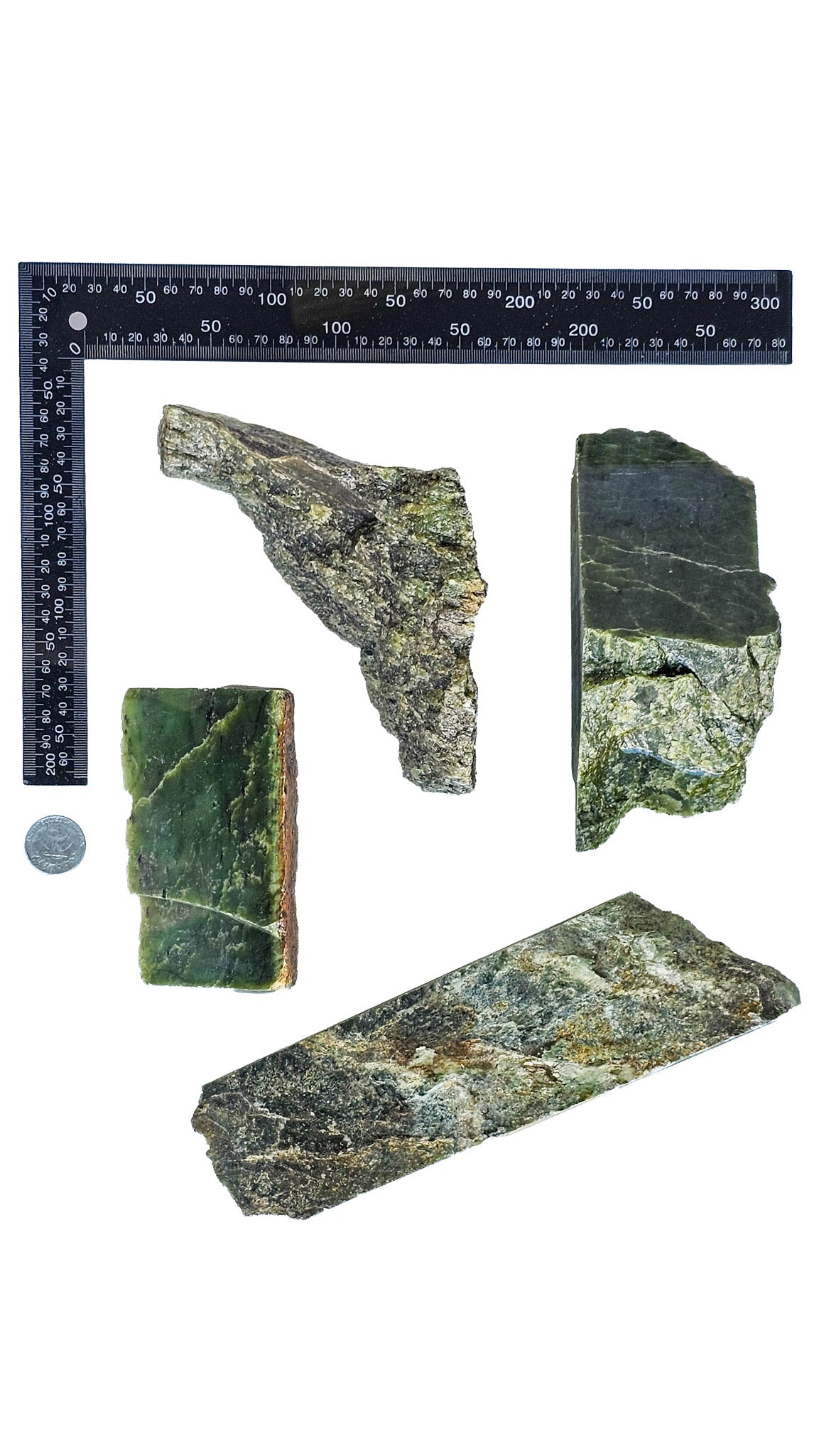2.661kg - C Grade - Nephrite Rough Combo
