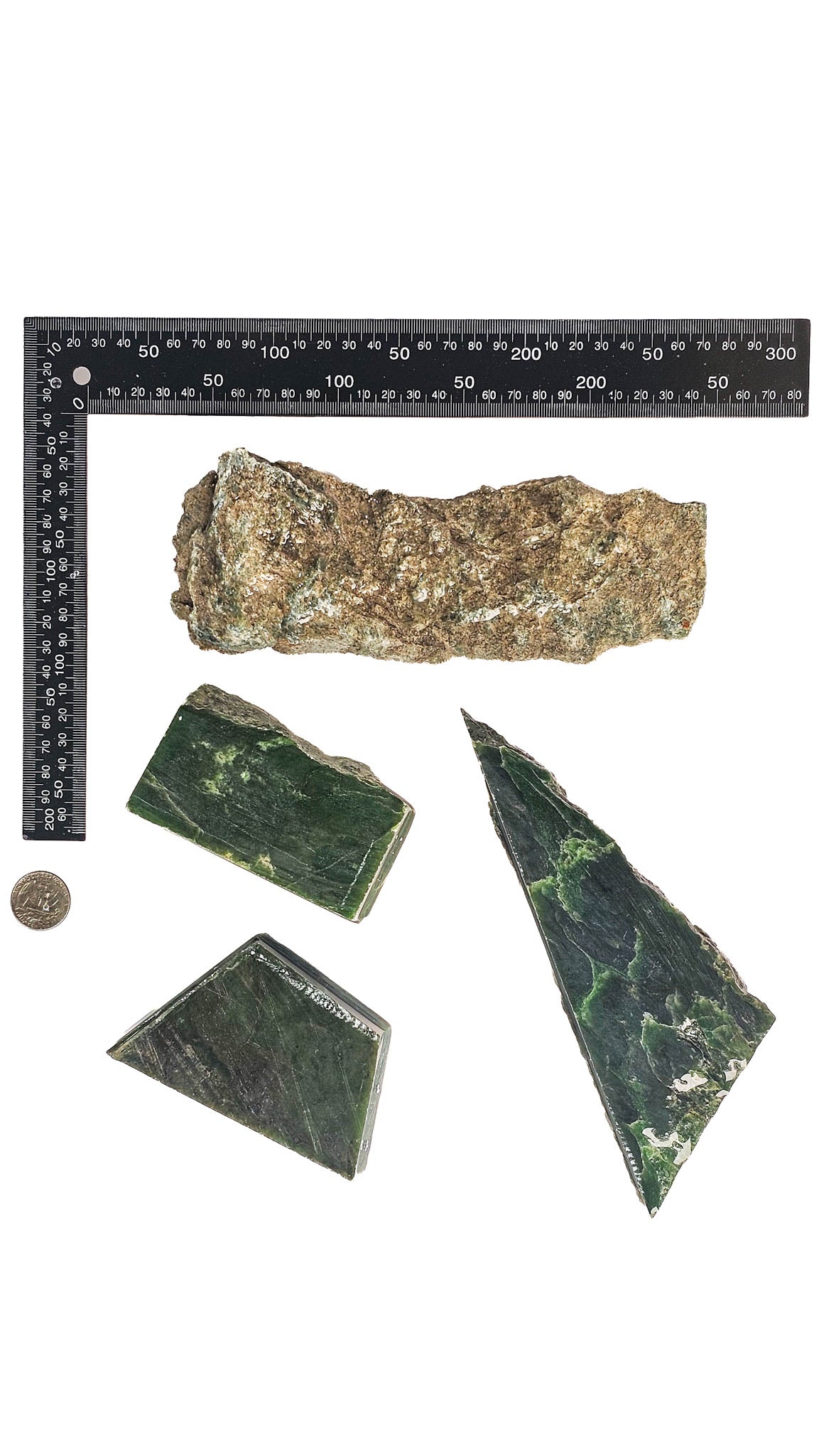 2.780kg - B+ Grade - Nephrite Rough Combo
