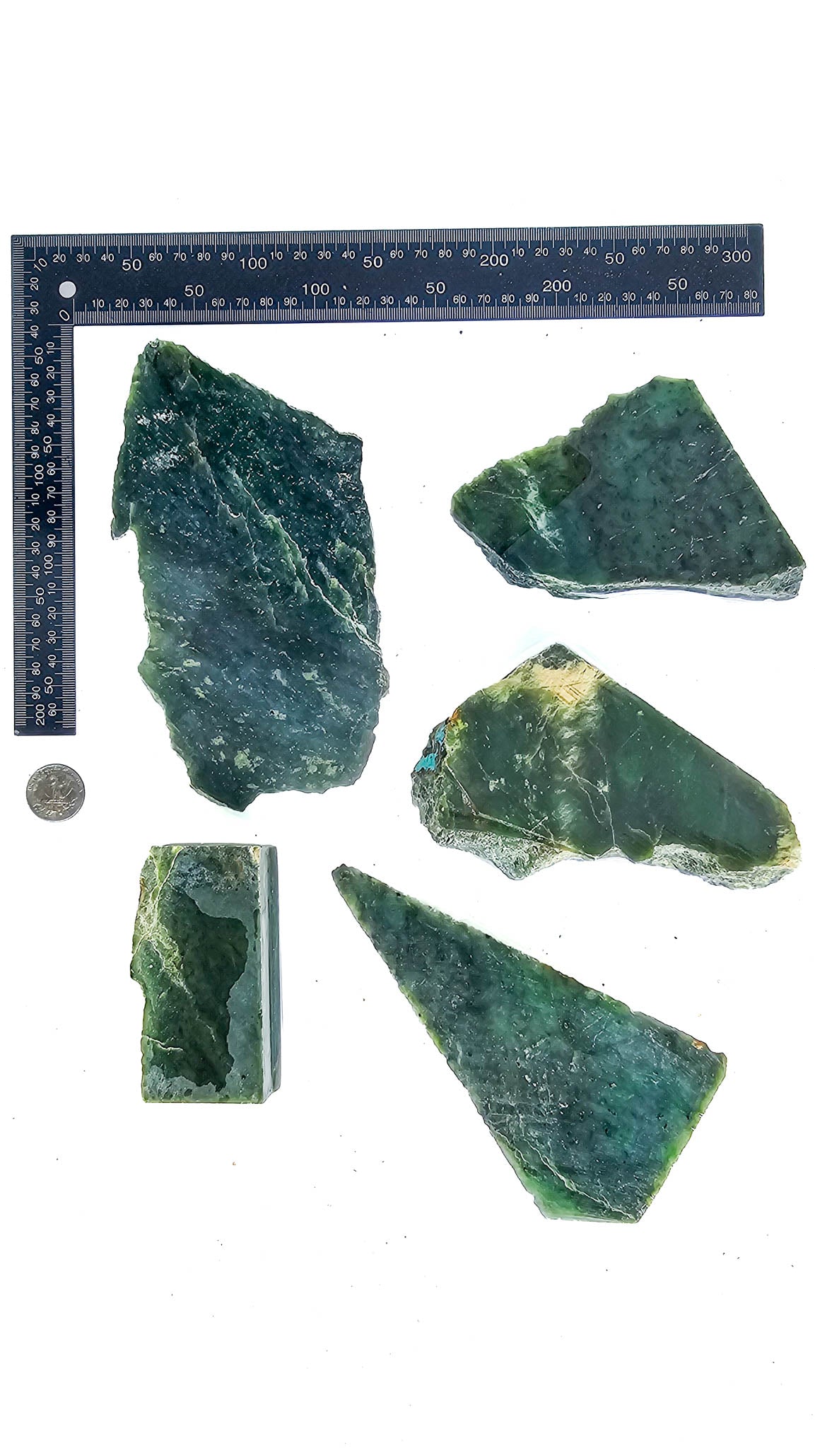 2.821kg - B+ Grade - Nephrite Rough Combo