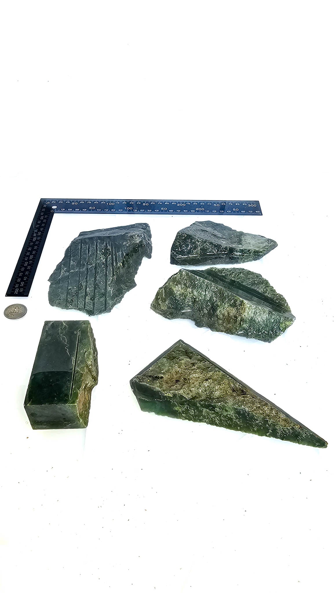2.821kg - B+ Grade - Nephrite Rough Combo