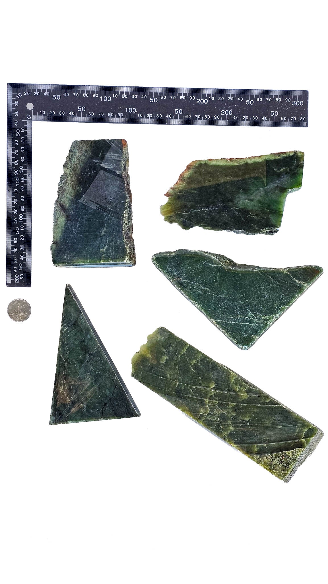 2.879kg - B Grade - Nephrite Rough Combo