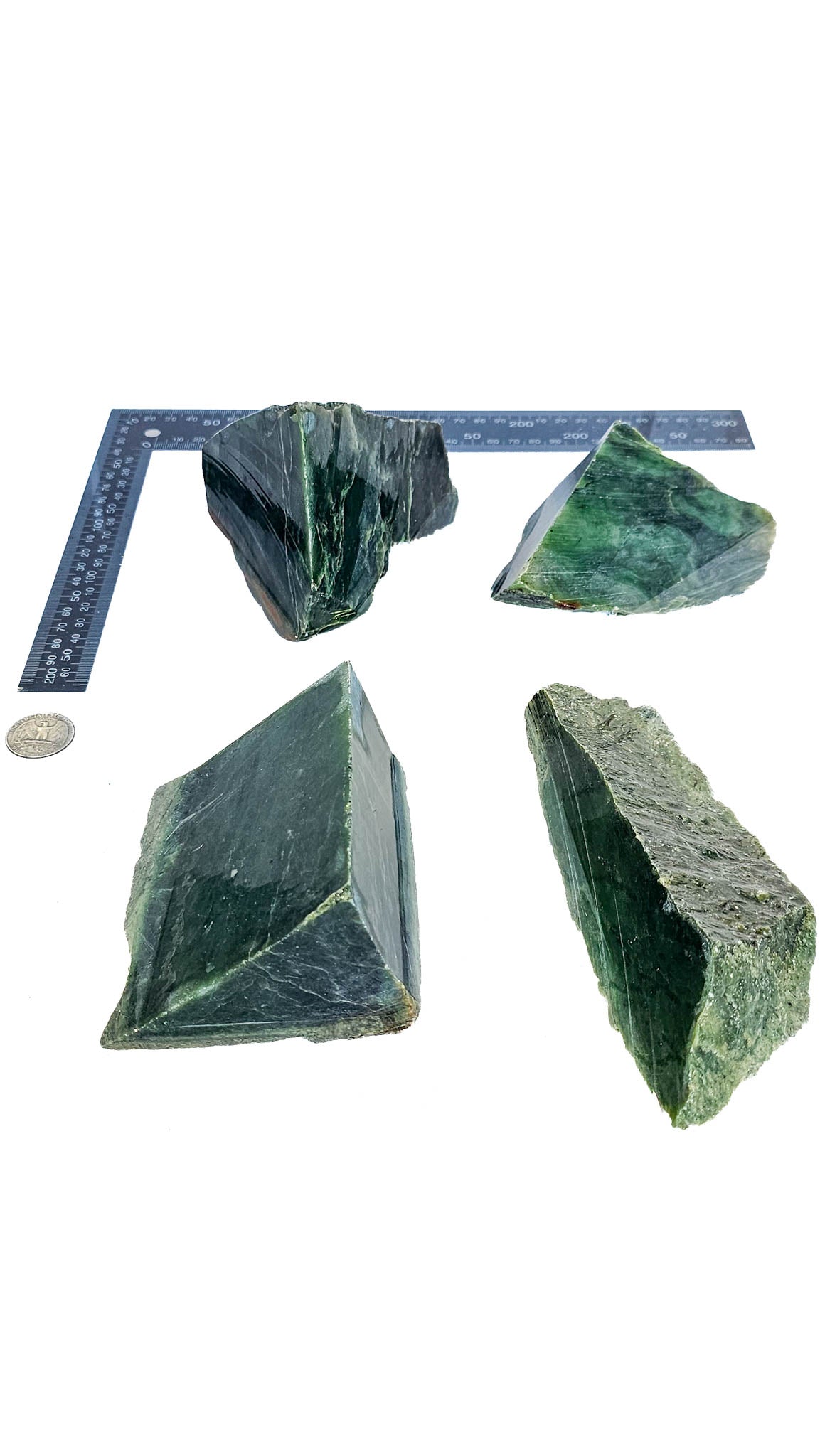 2.929kg - B+ Grade - Nephrite Rough Combo