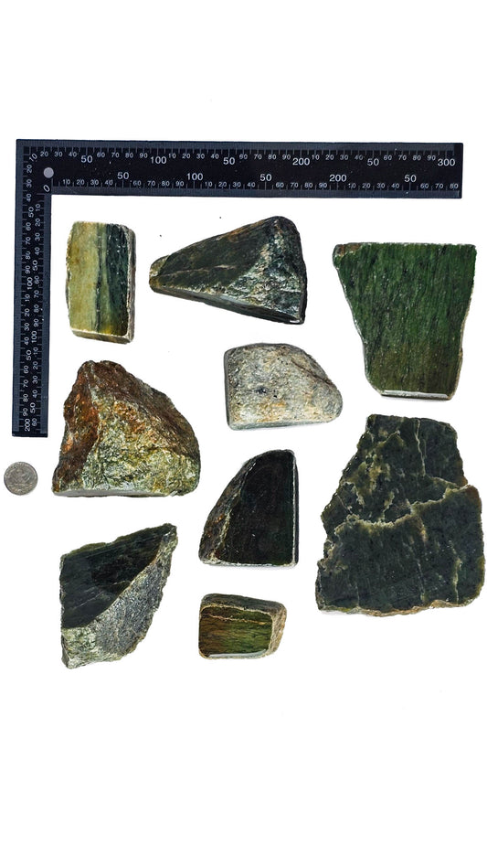 3.310kg - C Grade - Nephrite Rough Combo