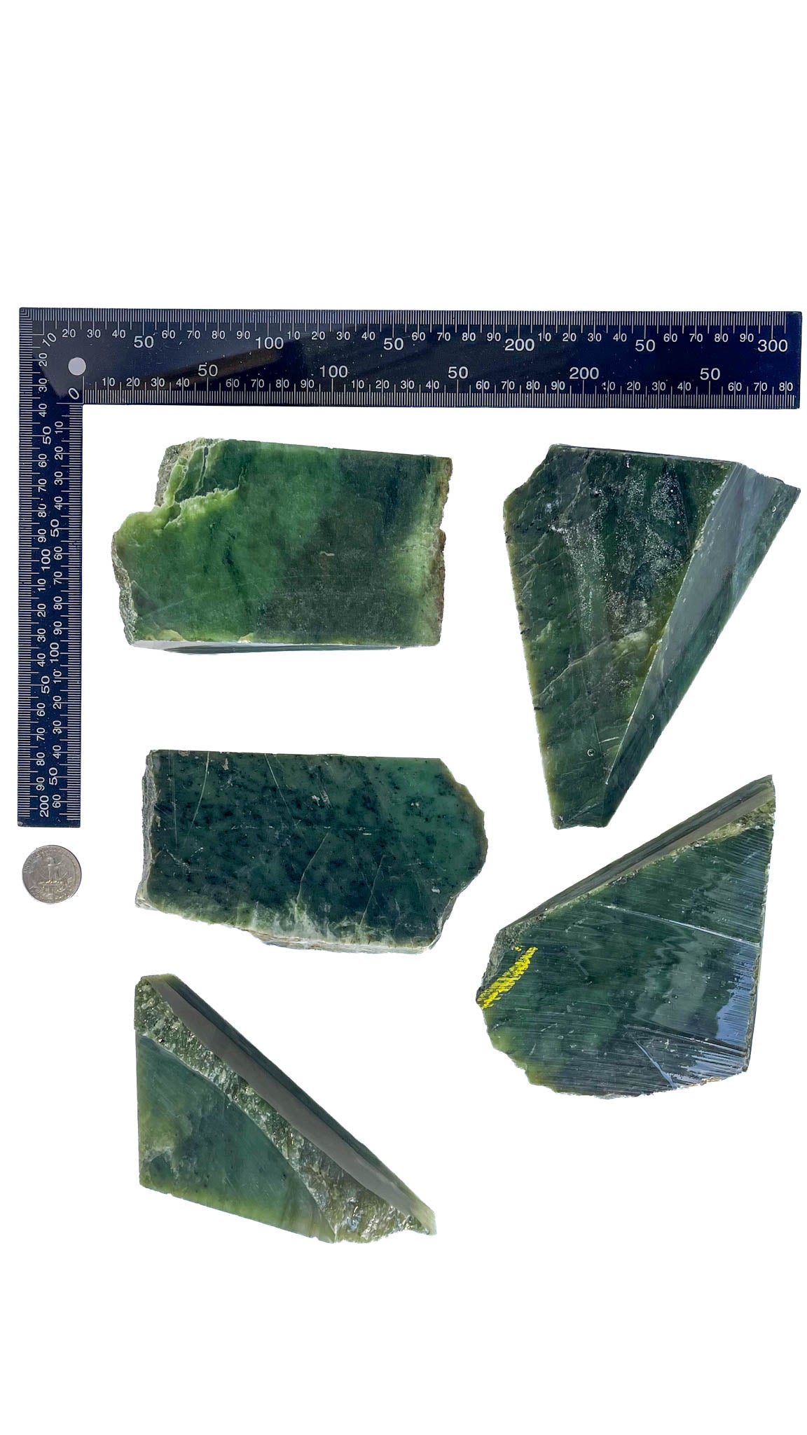 3.349kg - B+ Grade - Nephrite Rough Combo