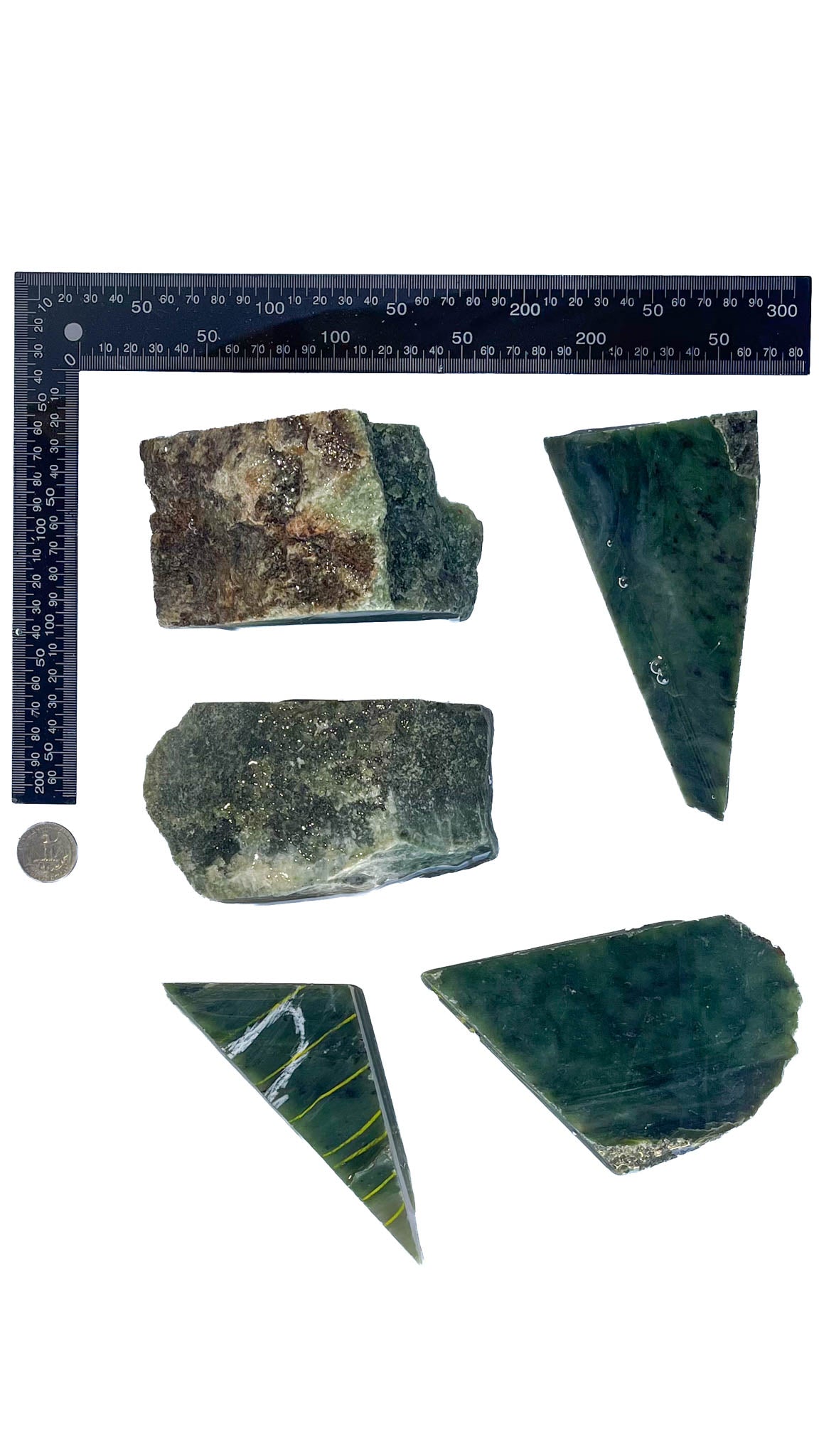 3.349kg - B+ Grade - Nephrite Rough Combo