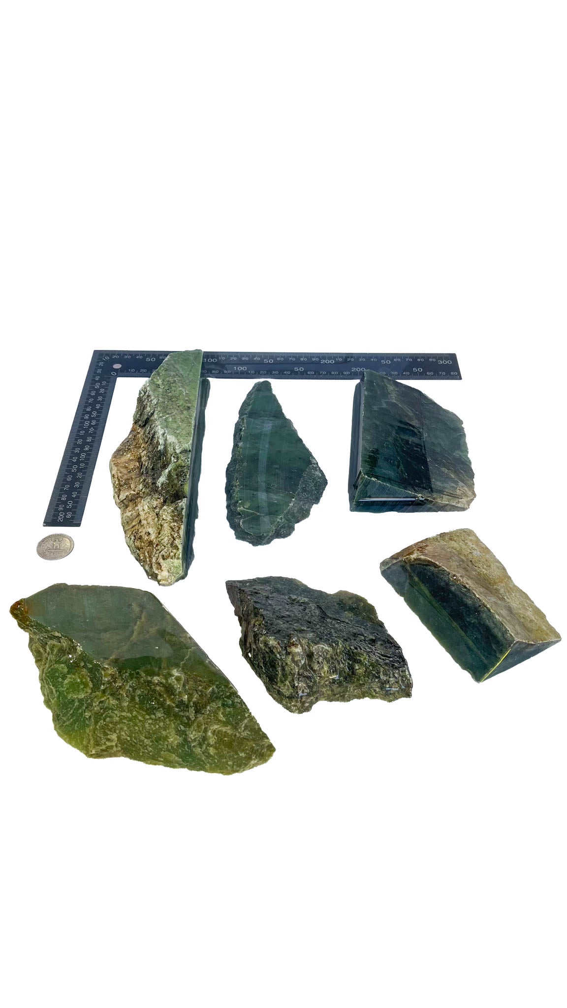 3.510kg - B Grade - Nephrite Rough Combo