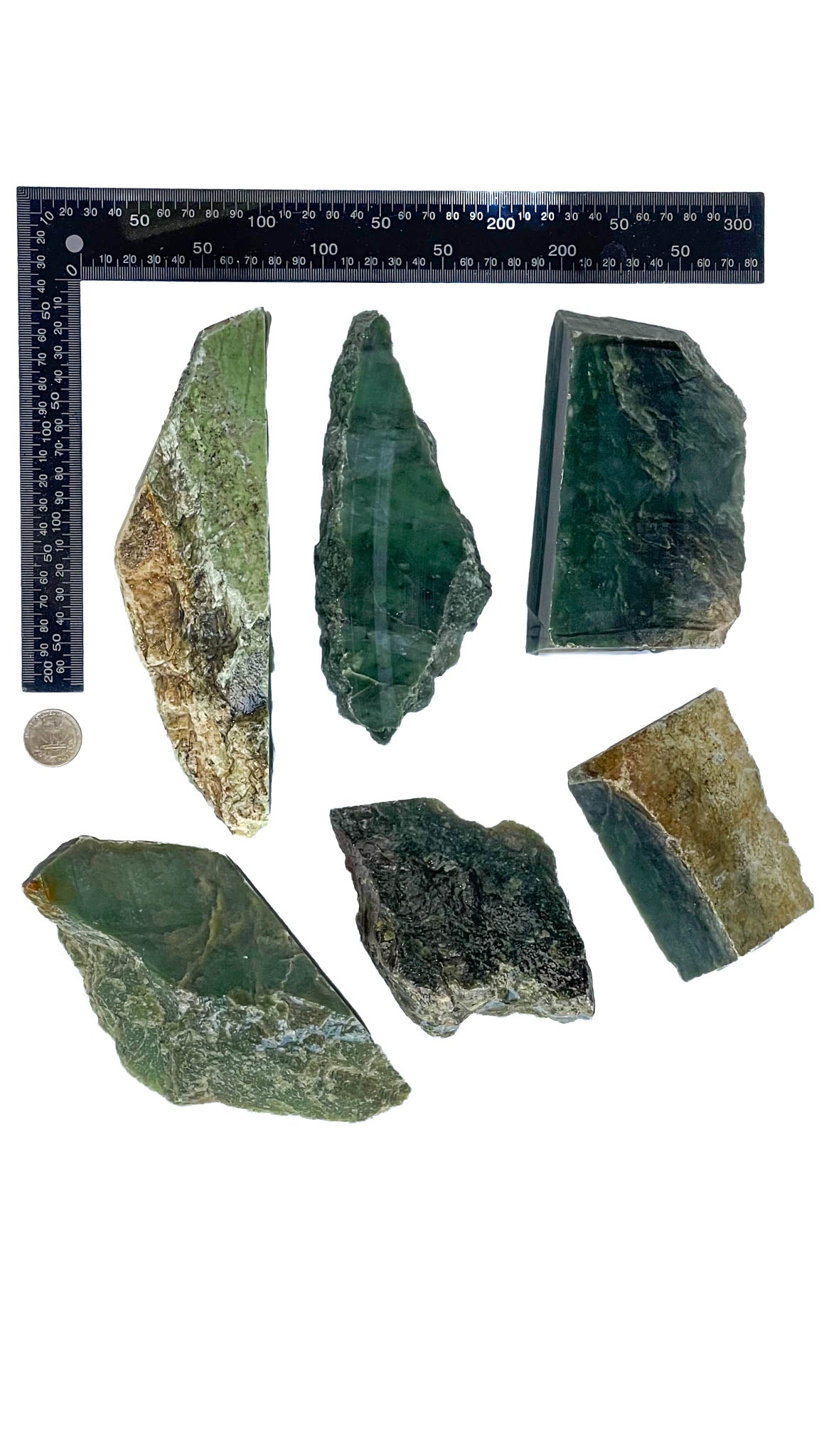 3.510kg - B Grade - Nephrite Rough Combo