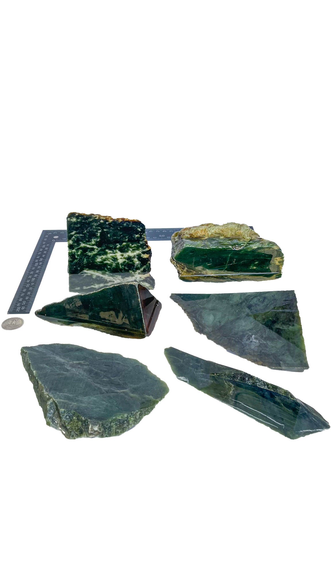3.689kg - B Grade - Nephrite Rough Combo