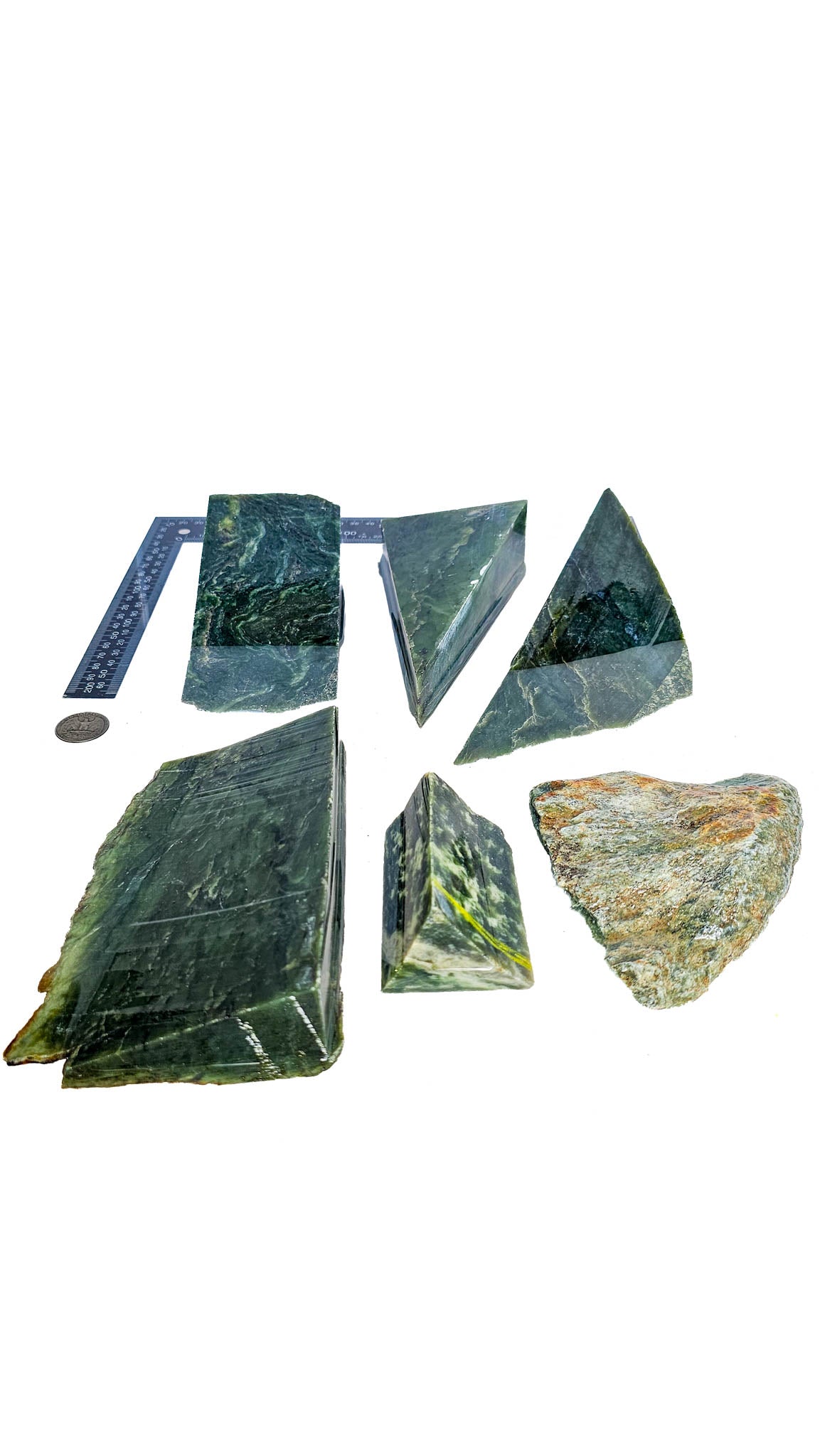 3.695kg - B Grade - Nephrite Rough Combo