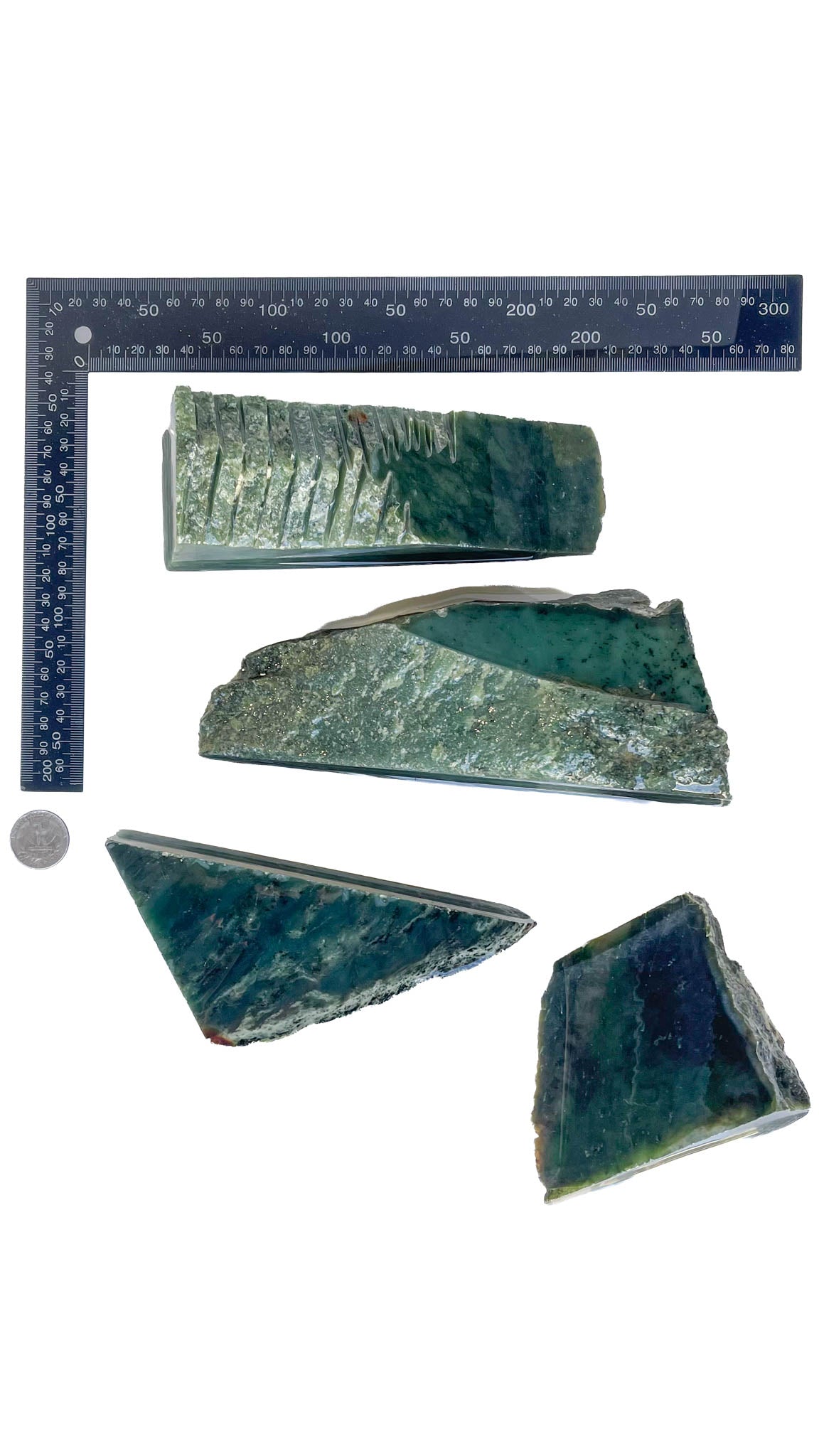3.794kg - B+ Grade - Nephrite Rough Combo