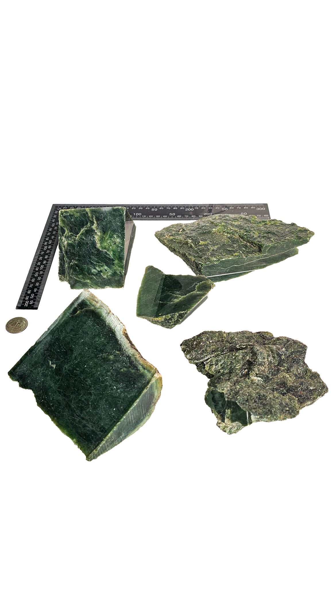 3.965kg - B+ Grade - Nephrite Rough Combo