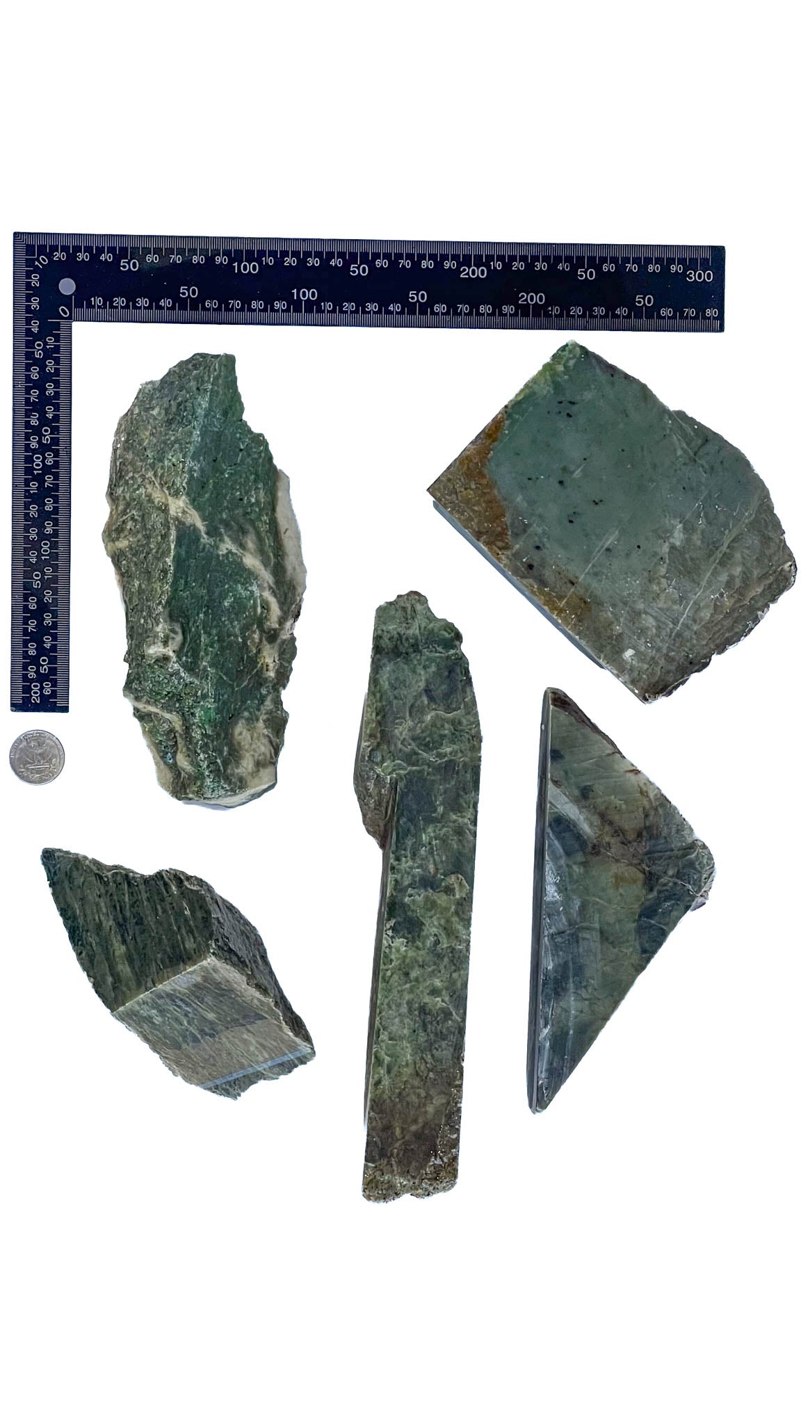 5.444kg - C Grade - Nephrite Rough Combo