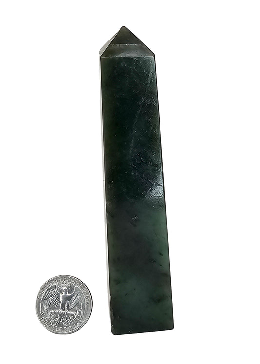 British Columbia Nephrite - Obelisk - Character Grade - 1pc - 173g