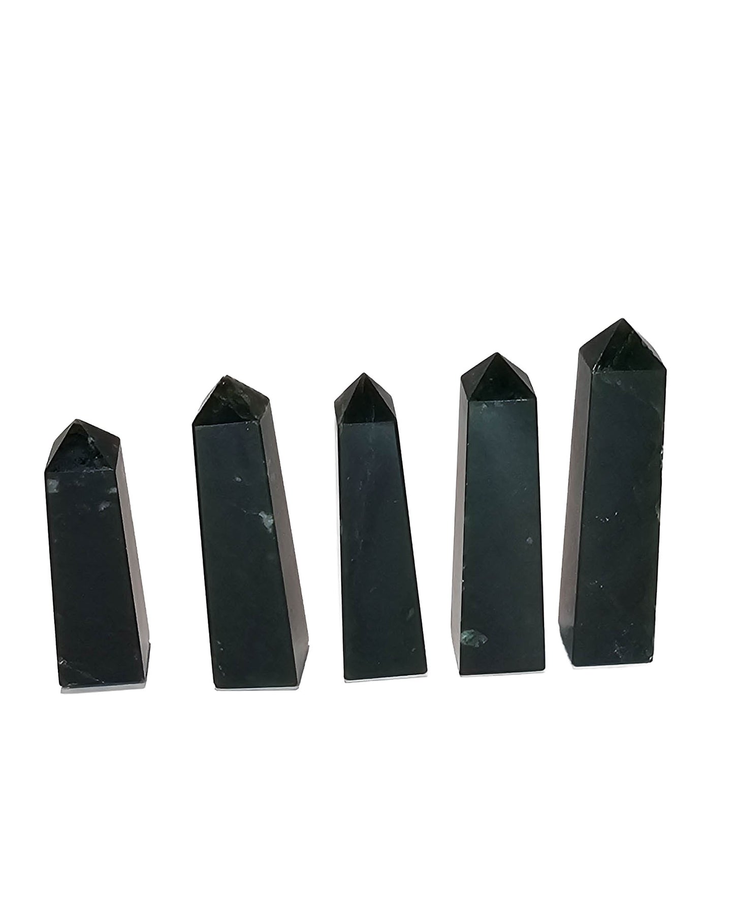 British Columbia Nephrite - Obelisk - Character Grade - 5pc - 339g