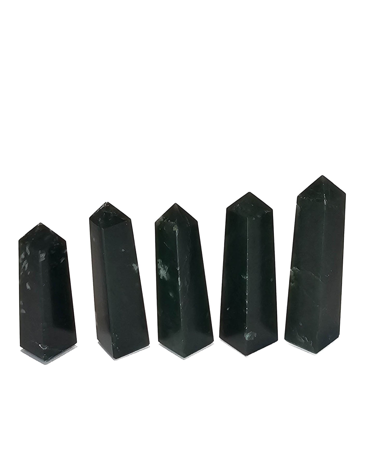 British Columbia Nephrite - Obelisk - Character Grade - 5pc - 339g