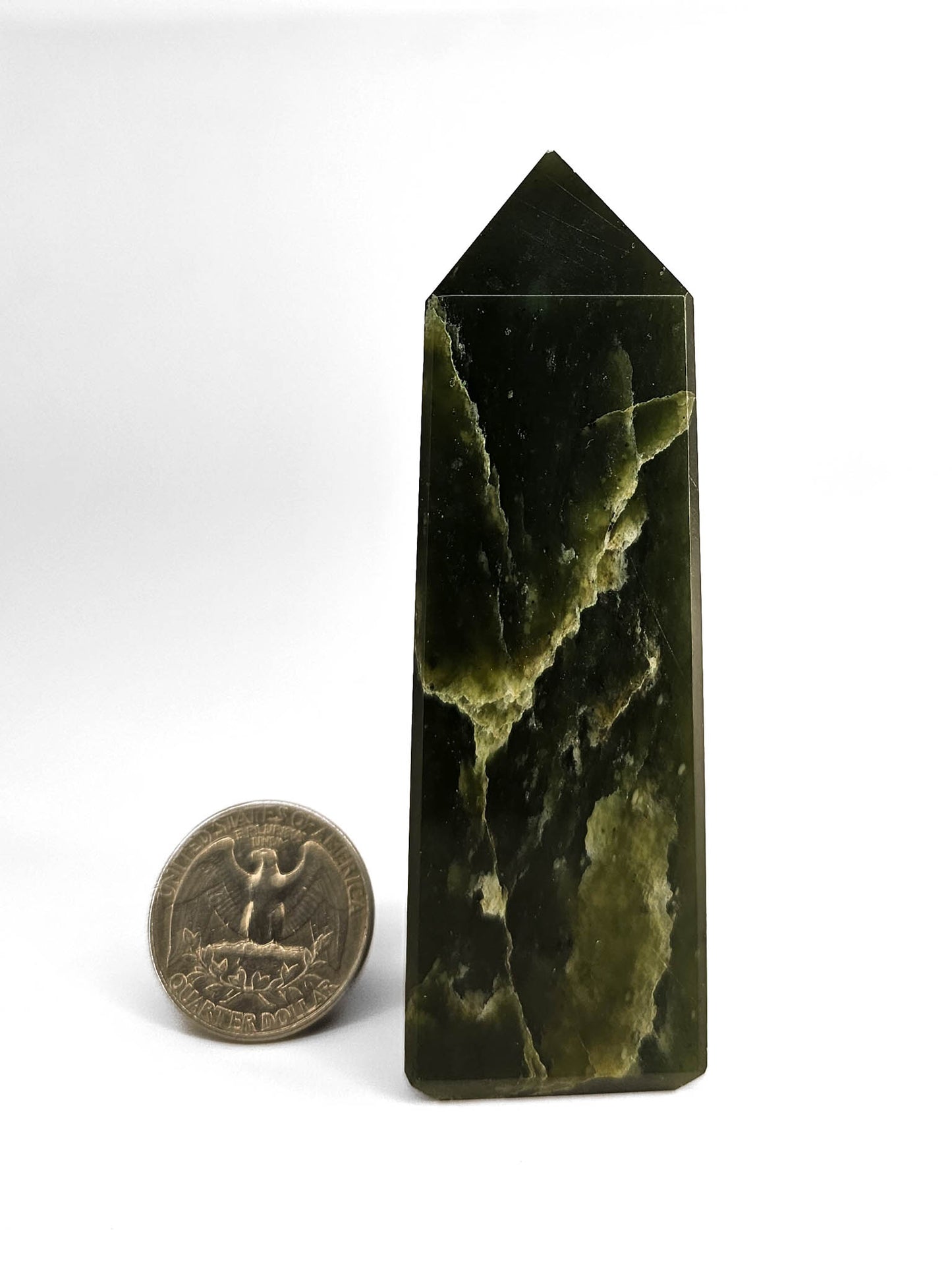 British Columbia Nephrite - Obelisk - Character Grade - 1pc - 183g