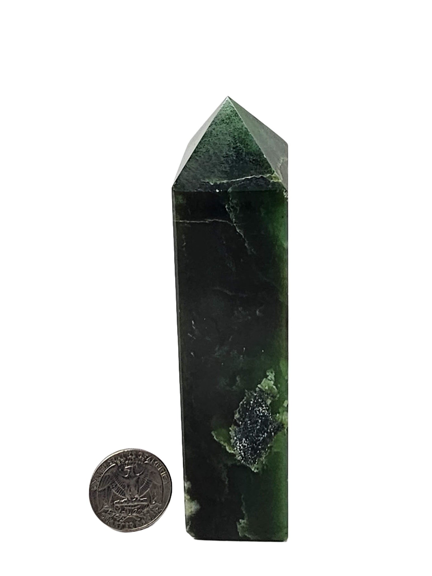 British Columbia Nephrite - Obelisk - Character Grade - 1pc - 279g