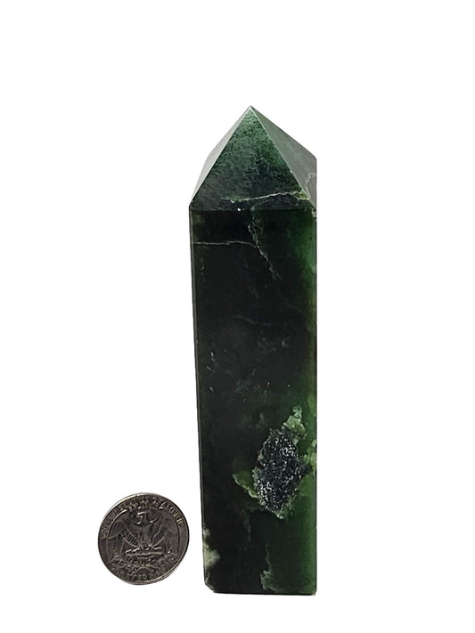 British Columbia Nephrite - Obelisk - Character Grade - 1pc - 279g