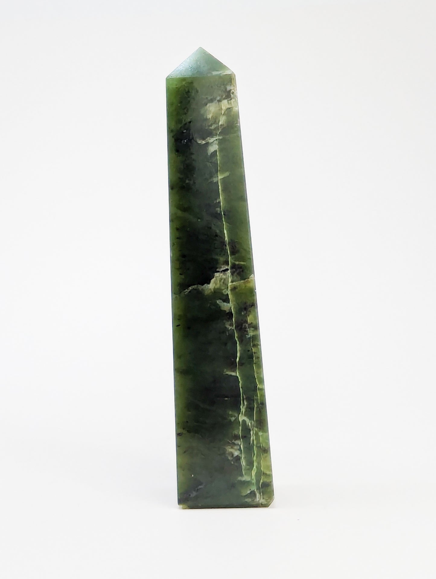 British Columbia Nephrite - Obelisk - B+ Grade - 1pc - 163g
