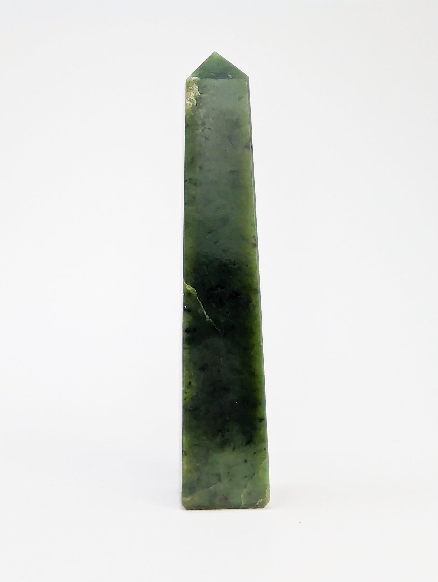 British Columbia Nephrite - Obelisk - B+ Grade - 1pc - 163g
