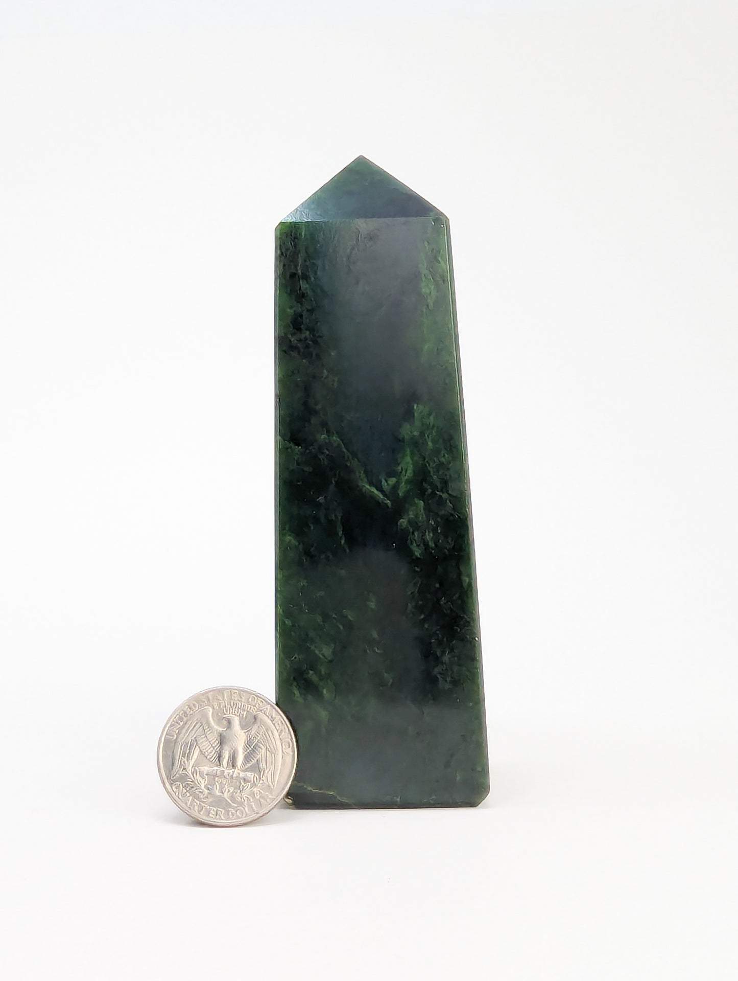 British Columbia Nephrite - Obelisk - B+ Grade - 1pc - 364g