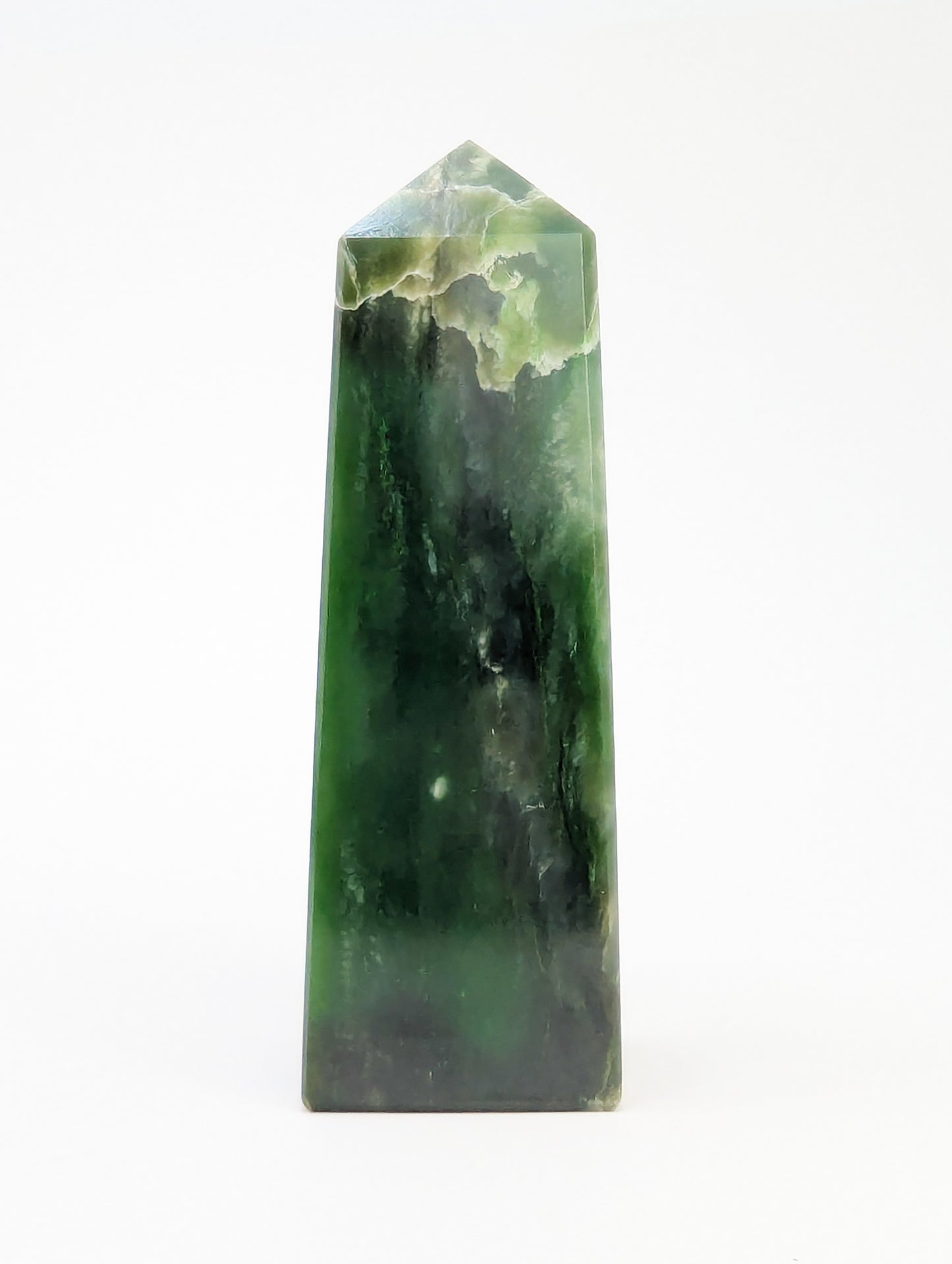 British Columbia Nephrite - Obelisk - B+ Grade - 1pc - 449g