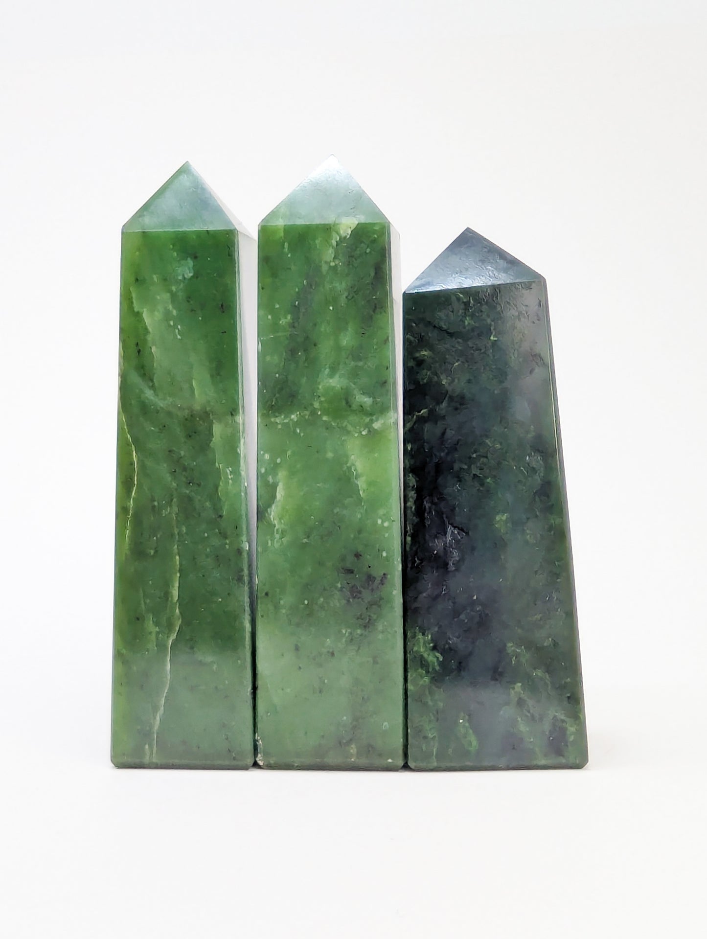 British Columbia Nephrite - Tower - B+ Grade - 3pc - 1080g