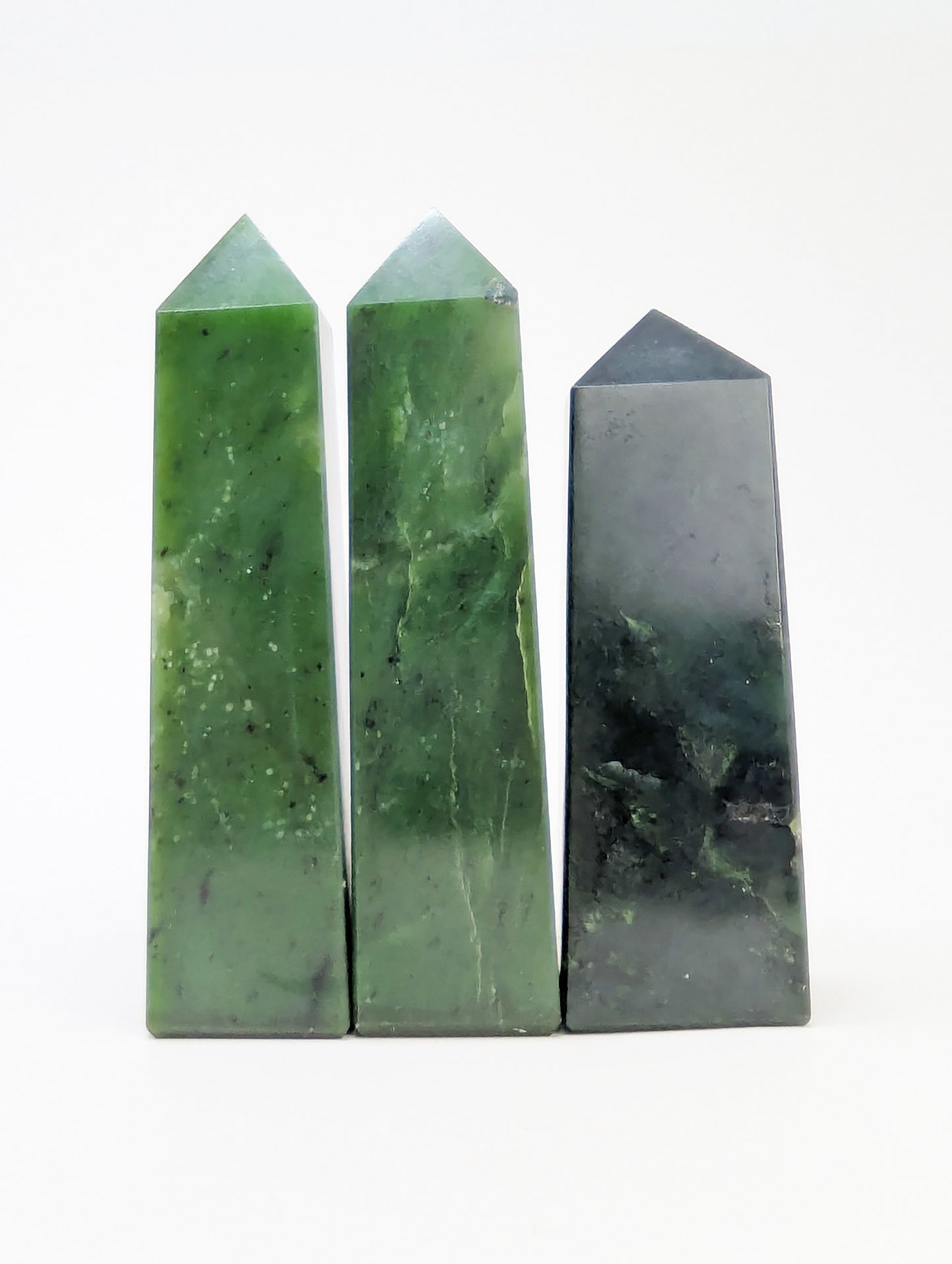 British Columbia Nephrite - Tower - B+ Grade - 3pc - 1080g