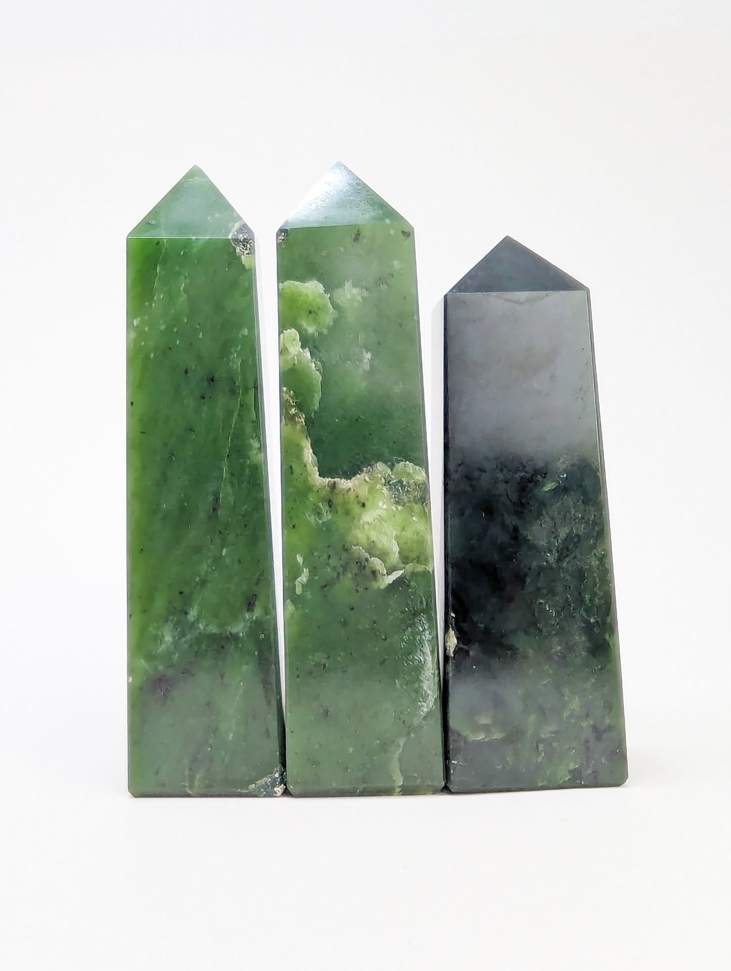British Columbia Nephrite - Tower - B+ Grade - 3pc - 1080g