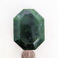 British Columbia Nephrite - Faceted Palm Stone - A Grade - 1pc - 154g