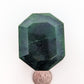 British Columbia Nephrite - Faceted Palm Stone - B+ Grade - 1pc - 151g
