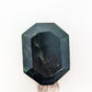 British Columbia Nephrite - Faceted Palm Stone - B Grade - 1pc - 124g