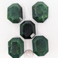 British Columbia Nephrite - Faceted Palm Stone - A Grade - 5pc - 354g