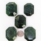 British Columbia Nephrite - Faceted Palm Stone - B+ Grade - 5pc - 399g
