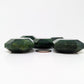 British Columbia Nephrite - Faceted Palm Stone - B+ Grade - 5pc - 399g
