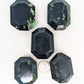British Columbia Nephrite - Faceted Palm Stone - B Grade - 5pc - 544g