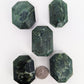 British Columbia Nephrite - Faceted Palm Stone - C Grade - 5pc - 404g