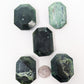 British Columbia Nephrite - Faceted Palm Stone - C Grade - 5pc - 404g