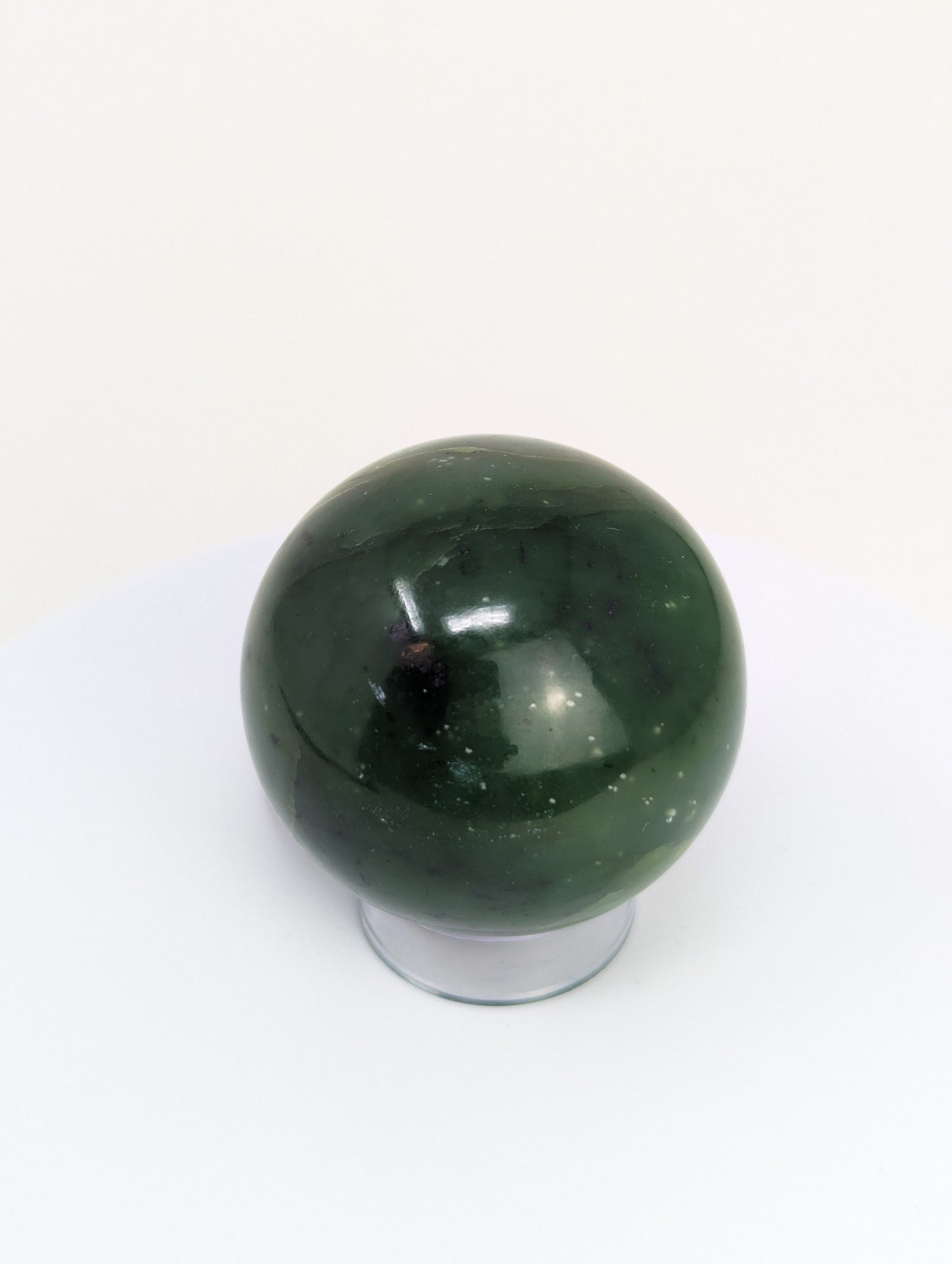 British Columbia Nephrite - Sphere - Grade B+ - 1pc - 235g