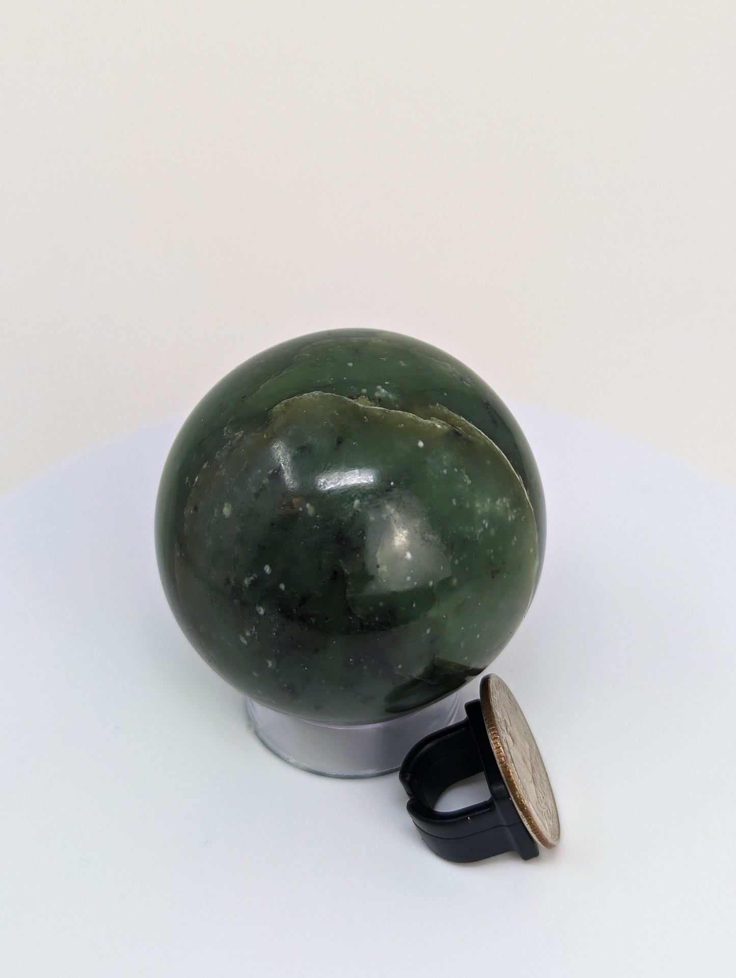 British Columbia Nephrite - Sphere - Grade B+ - 1pc - 235g