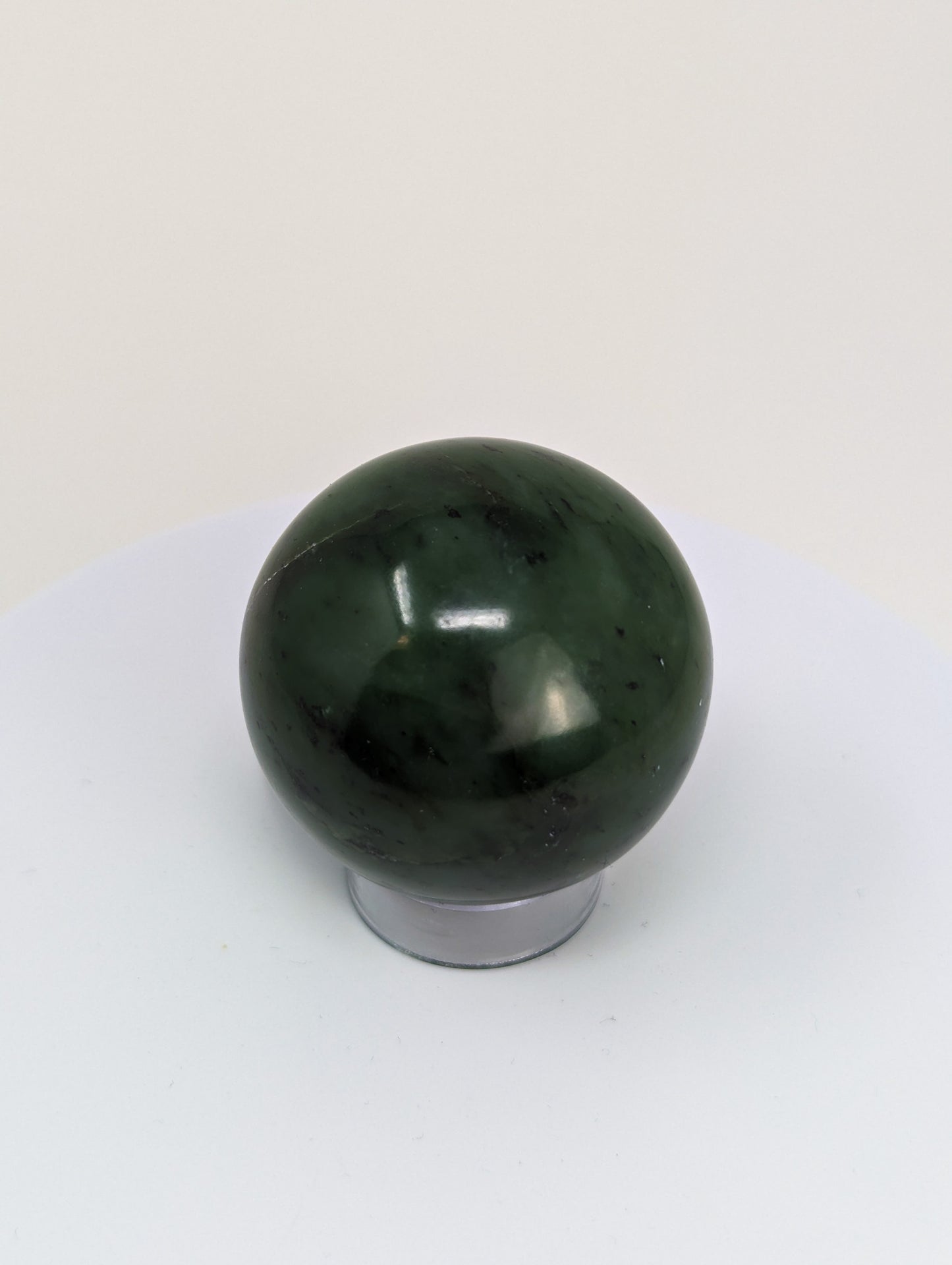 British Columbia Nephrite - Sphere - Grade B+ - 1pc - 242g