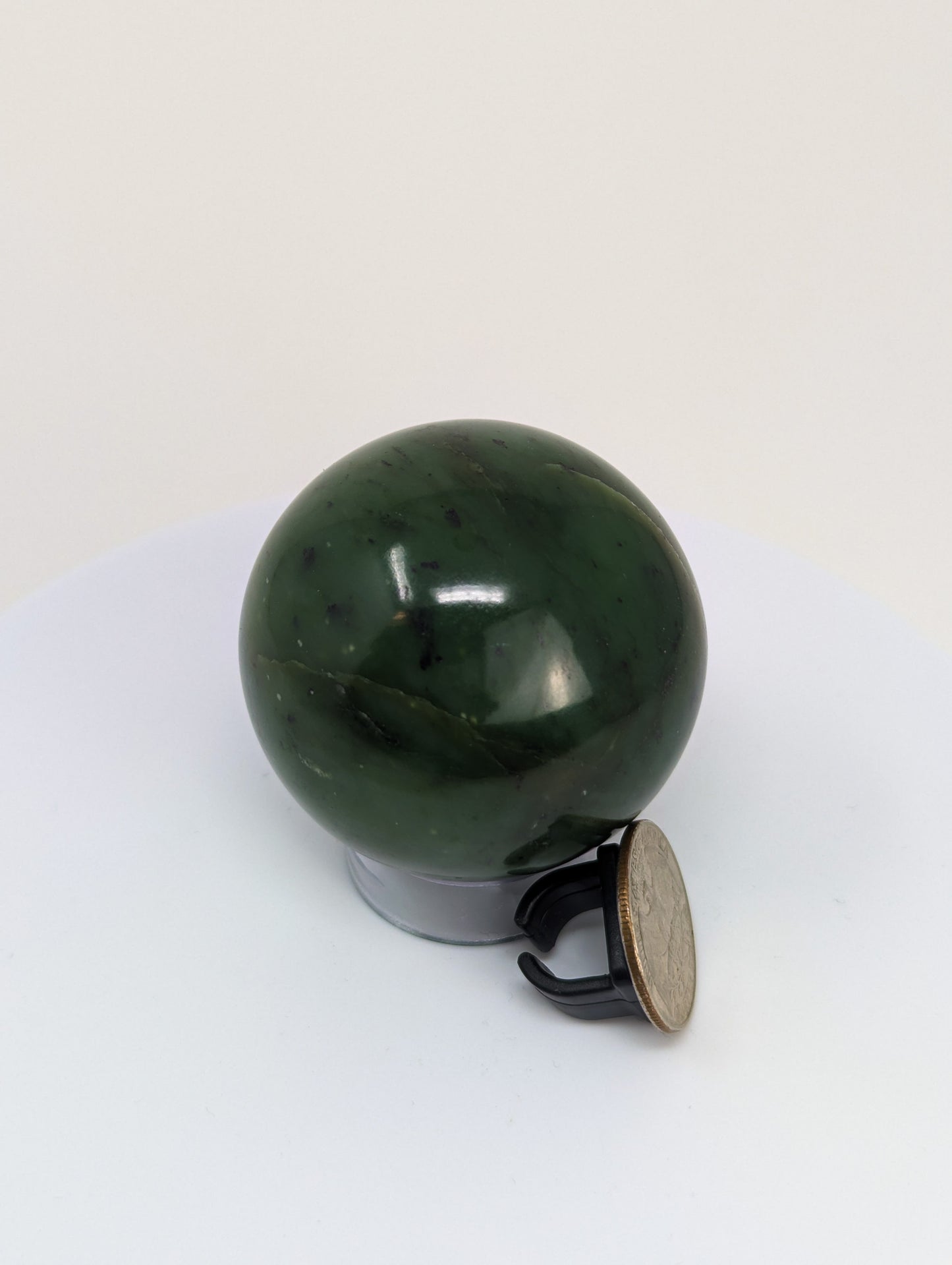 British Columbia Nephrite - Sphere - Grade B+ - 1pc - 242g