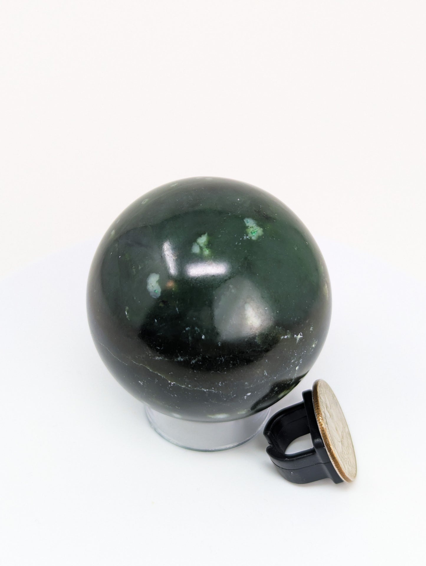 British Columbia Nephrite - Sphere - Grade B - 1pc - 266g