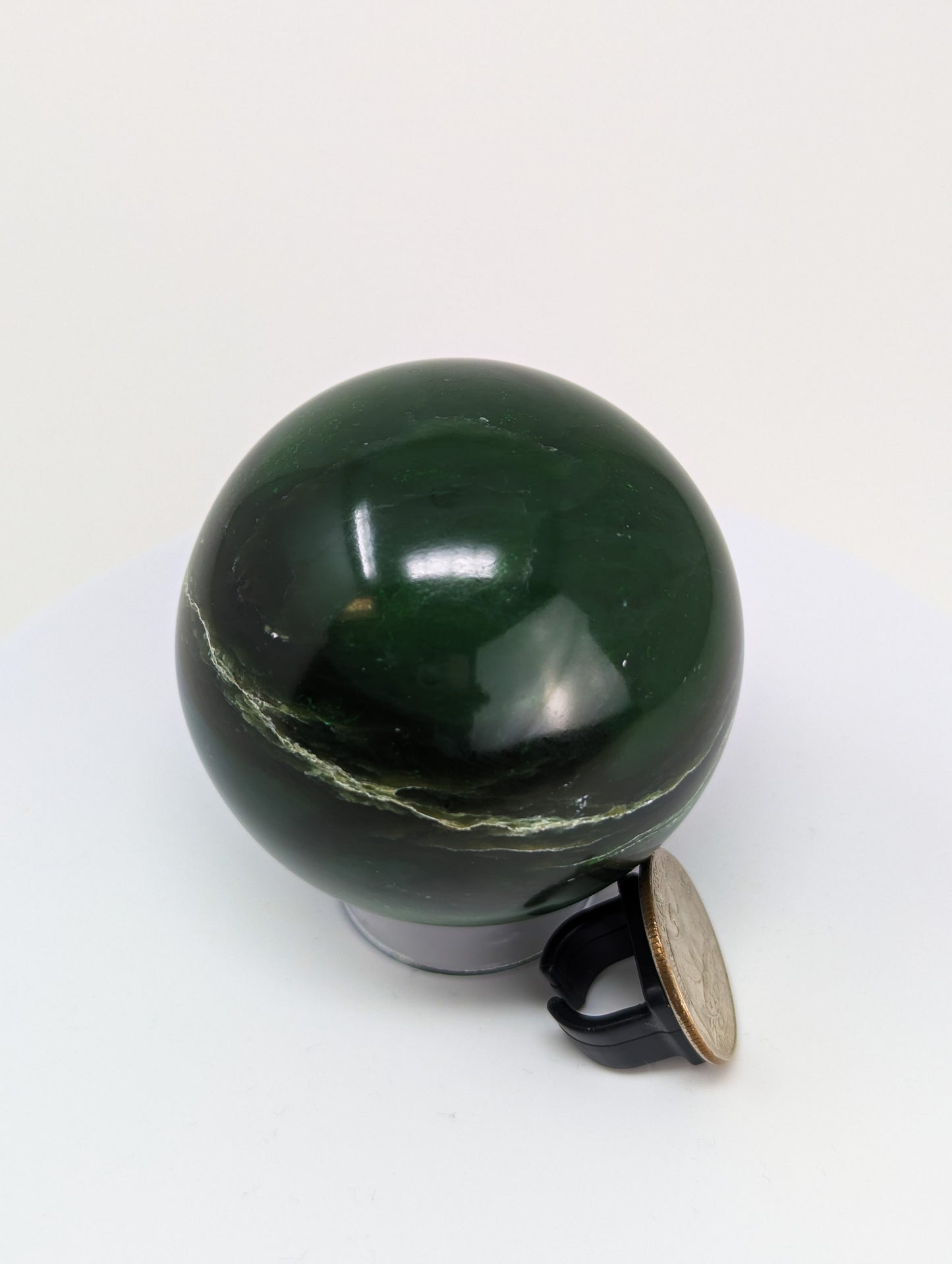 British Columbia Nephrite - Sphere - B Grade - 1pc - 358g