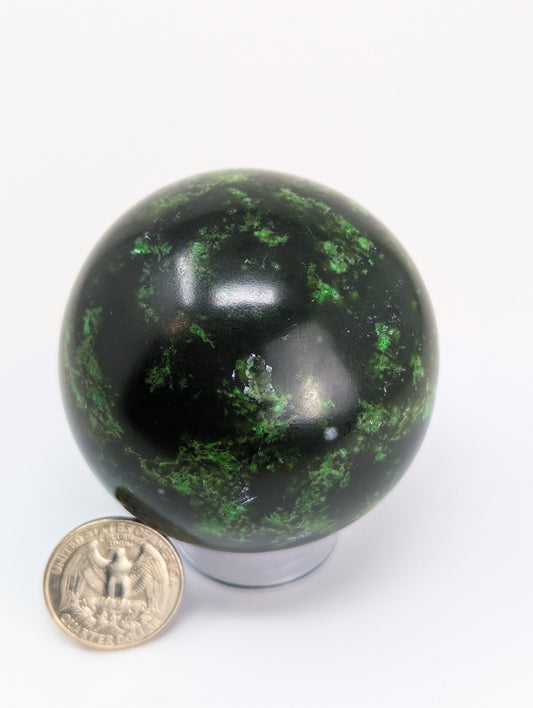 British Columbia Nephrite - Sphere - B Grade - 1pc - 445g