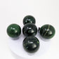 British Columbia Nephrite - Sphere - Grade B - 5pc - 1106g