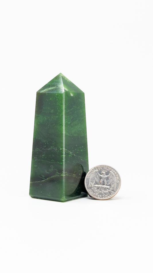 British Columbia Nephrite - Tower - A Grade - 1pc - 164g