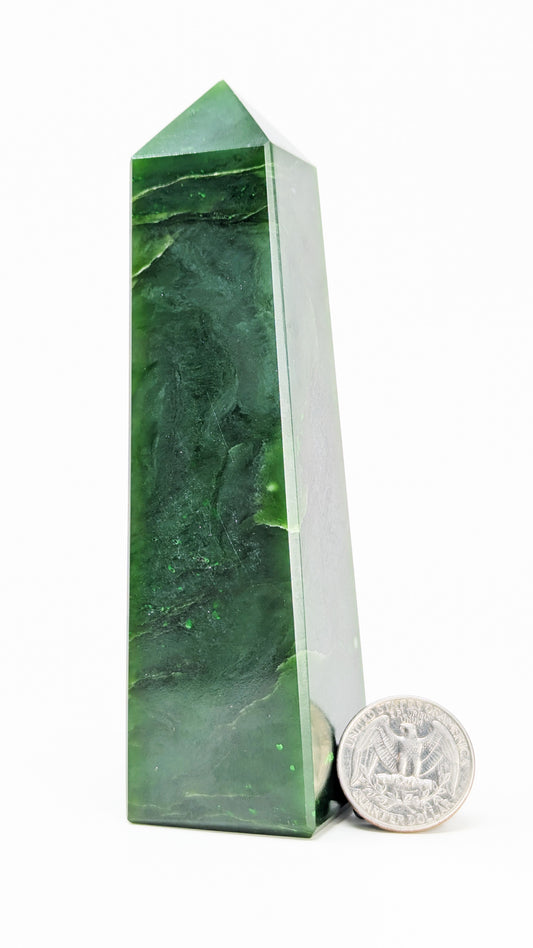 British Columbia Nephrite - Tower - A Grade - 1pc - 373g