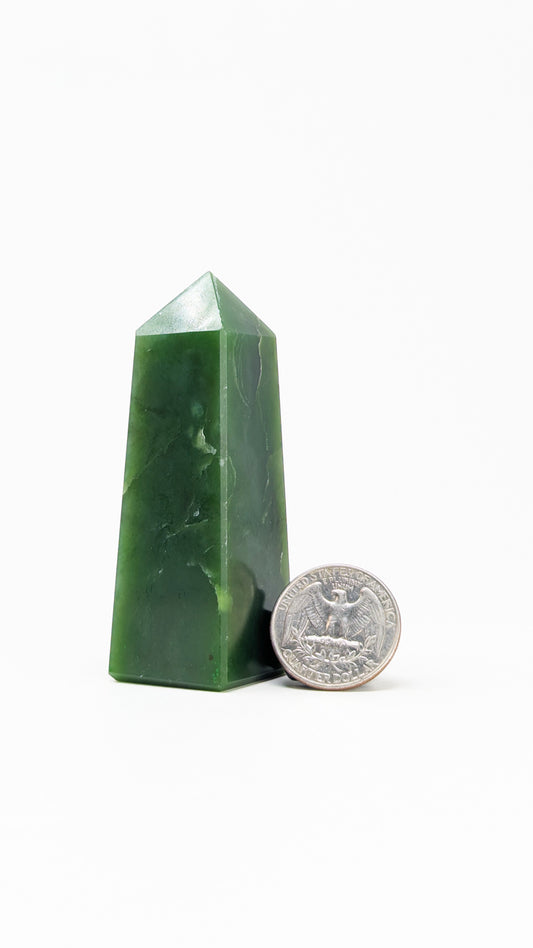 British Columbia Nephrite - Tower - B+ Grade - 1pc - 108g