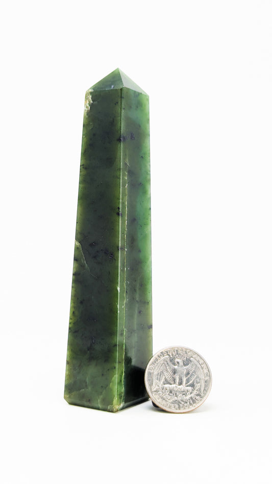 British Columbia Nephrite - Tower - B+ Grade - 1pc - 163g